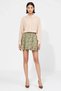 Women's Plus Size Mini Skirt Floral Pattern Woven Elastic Waist Relaxed Cut Viscose Casual Modern Stylish - 4