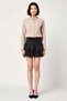 Women's Mini Shorts Skirt Polka Dot Satin Lace Detailed High Waist Relaxed Cut Summer Collection Daily - 4
