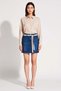 Women's Mid Waist Lace Belted Pencil Cut Mini Denim Skirt %100 Cotton Daily Comfortable Casual Modern - 4