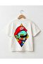 Children's Oversize Back and Front Printed T-Shirt Game Themed 100% Cotton Unisex T-Shirt - 4