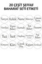3-Tier Luxury 12-Piece Spice Rack Set with Wooden Stand and Spoon, 300 ml Glass Jars with Transparent Labels, Spice Storage Container Organizer - 6