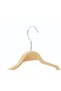 Wooden 8000 0-3 Years Old 26cm Children's Hanger with Bar Natural Color 24 Pieces - 4