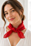 Plain Red Bandana Cotton Unisex Scarf Hair Neck Wrist Accessory - 3