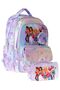 Very Nice Girl's (Lilac) Primary School School Bag and Pencil Case Set - Setwg-W6080C