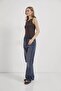 Women's Brown Boat Neck Waist-Fitted Lycra Peplum Blouse - 3