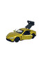 Pull and Drop Metal Small Cars 8 cm - 6411A-13 - Gold - 1 Pc - 4