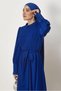 Belted Satin Crepe Dress 46679 - 3