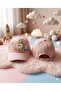 Premium Unisex 5-10 Years Old Pink Children's Hat with Rabbit Figure