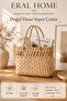 Handmade New Trend Wicker Multi-Purpose Organizer Bag for Shopping, Beach, Summer, 33 X 15 X 25 cm - 2
