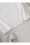 Women's Love Printed White Black V-Neck T-Shirt Loose - 4