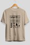 Gym Bro Oversize Front Printed Beige T-Shirt 100% Cotton Streetwear Premium Comfortable Fit