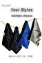 Men 4 Pack Seamless Underwear Set, Soft Stretchy Trunk Briefs with Elastic Waistbands, Breathable Mi - 8