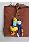 Duck Figured Silicone Keychain Bag Charm with Extended Neck - 2