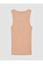 Lcw Vision Beige U-Neck Women's Undershirt - 6