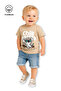 Baby Boy Koala Printed Casual Short Sleeve Summer T-Shirt