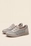 Aura Flex — Women's Orthopedic Sole Flexible Lace-Up Breathable Knitwear Casual Sports Ballerina Cream Kadi - 3