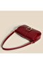 Women's Small Crossbody Bag Leather Shoulder Purse with Zipper Closure - 4