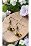 Miyuki Bead Handmade Bee Earrings - 3