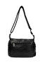 Imported Washed Leather Multi-Compartment Adjustable Strap Lined Daily Use Women's Shoulder - Crossbody Bag - 7