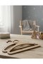 Baby Clothes Hangers - Set of 6 Natural Wooden Baby Wardrobe Organizers (20 cm)