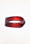 Women's Special Design 100% Stone Geometric Formed Burgundy Bracelet