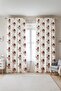 Sleepy Princesses Patterned Children's Baby Room Background Curtain (Single Wing Pricing) - 2