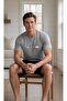 Mooda Men's 100% Cotton T-Shirt Shorts Pajama Set Standard and Big & Tall Sizes - 3