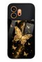 Honor 600 Yellow Galaxy Butterfly Design Glossy Phone Case