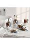 Zeena Ceramic Double Glaze Cotton Jar 11.7x9.5cm - Multicolor - 3