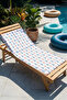 Çapa Lifebuoy Marine Beach Towel - Striped Mediterranean Style Coral Navy Blue Quick Drying Beach Coverlet - 2