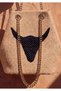 Chain Strap Bull Motif Shoulder Bag - 6