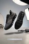 Men's Black Sneakers Running, Walking and Daily Sports Shoes - 2