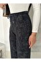 Women's Modal Fabric Tie-Dye Patterned Wide-Leg Comfortable Fit Pants with Elastic Waist - 3
