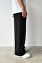 Diagonal Premium Fabric Sweatpants with Elastic Waistband - 3
