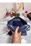 100% Genuine Crazy Leather Minimalist 5-Piece Accessory Set: Handbag - Wallet - Card Holder - Glasses Case - Keychain Set - 4