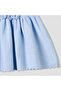 Peter Pan Collar Short Sleeve A-line Dress with Floral Applique - 5