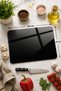 Smoked Tempered Glass Cutting Board 35X25 cm |   Unbreakable, Heat-Resistant, Hygienic Glass Cutting Board and Kitchen Presentation Board - 5