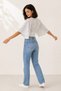 Women's Polka Dot Waist-Fitted Wide Sleeve Modal Premium Blouse - 2