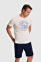 Glore Cream Men's T-Shirt Pu-9509 - 3