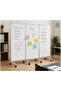White Board 3 Part Dual Side Movable 180 x 100 x 3 cm - 2