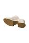 Women's Thick Sole Thick Heeled Double Strap Summer Slippers - 6