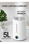 5L Humidifier and Diffusers with Aroma Therapy, Cool Mist Air Humidifier F628S white - 3