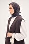 وشاح تينسل مونار بنمط حجري باللون الأزرق الداكن 90x90