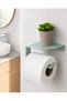 304 Lifetime Stainless Steel No Drilling Mounting Adhesive and Screw Premium Rack Toilet Paper Holder - Bth-014A