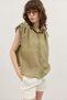Green Semi-Transparent Women's Shirt - 4