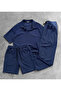 Men's T-Shirt Pants and Shorts 3-Piece Set Ottoman Fabric Regular