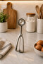 Ice Cream and Halva Spoon Practical Push-Type Stainless Steel - 2