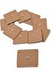 Plain MDF Wooden Fridge Magnet Blanks Cutouts - Square (Pack of 10)