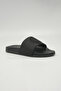 Seth Women's Slip-On Comfortable Casual Everyday Slide Sandals - Black
