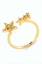 Star Zircon Stone Metal Ring